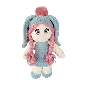 Handmade Easter Bunny Rabbit Crochet Doll Armugami Plush Plushy Soft Girl Doll